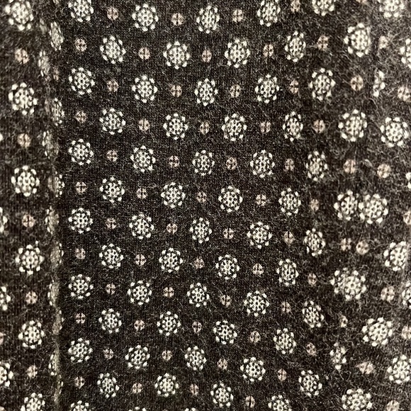 H&M Womens Black White Geometric High Rise Pants Lightweight Pockets (xs) - Picture 5 of 7